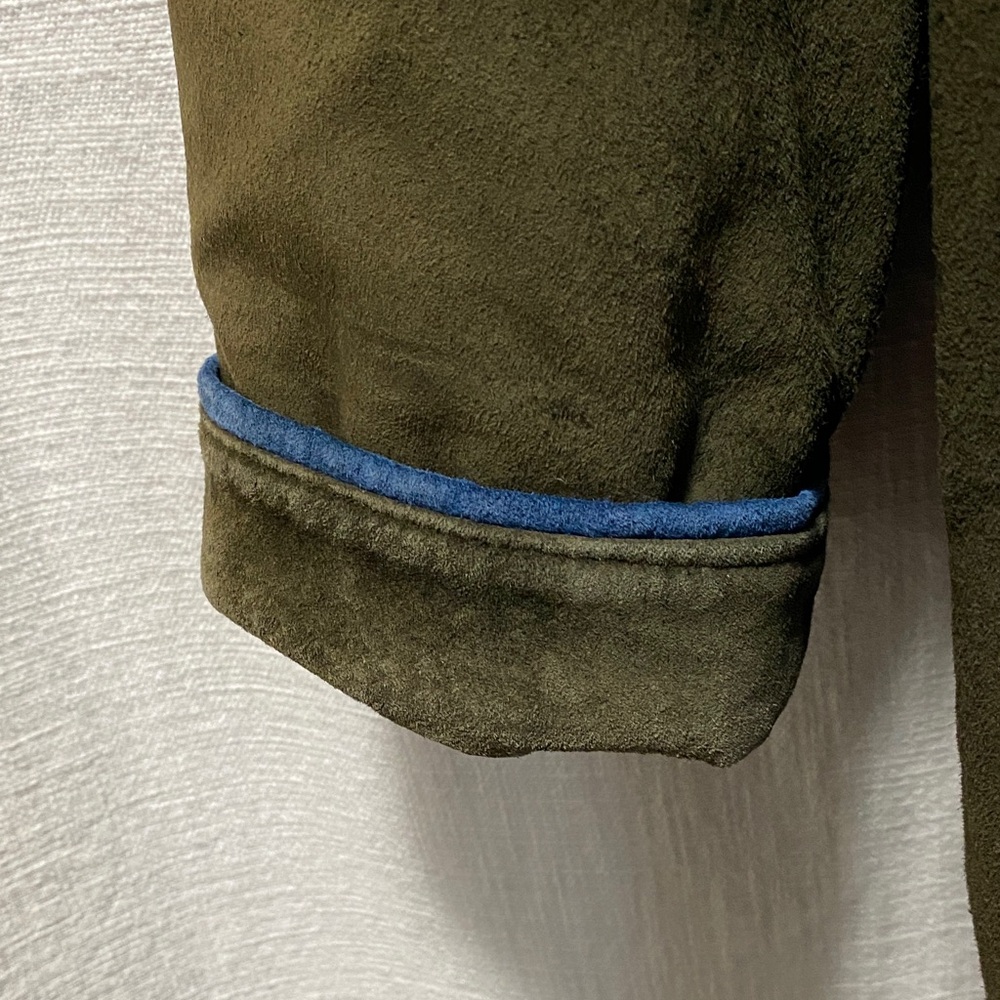 Vintage Danier Green Suede Coat - Picture 8 of 16